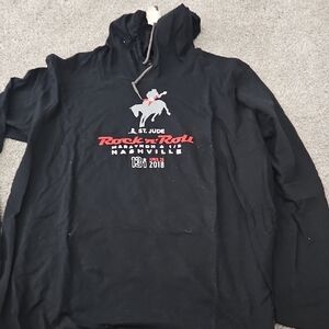 Black St. Jude Rock n Roll Hoodie With Tags